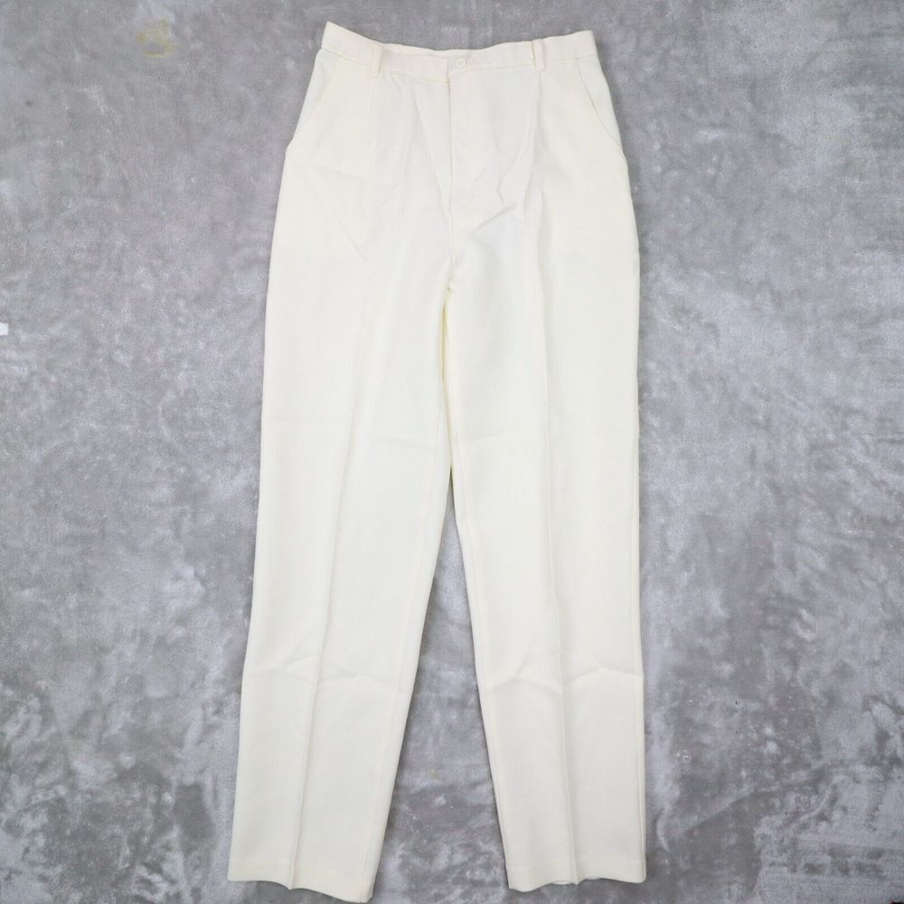 Levi's Vintage Women's Ivory Hidden Fit Bend Over Pants size 14 made in USA